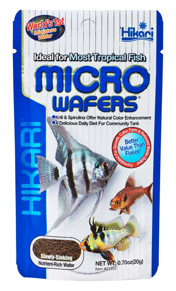 Hikari USA Tropical Micro Wafers Slow Sinking Wafer Fish Food - 0.70oz