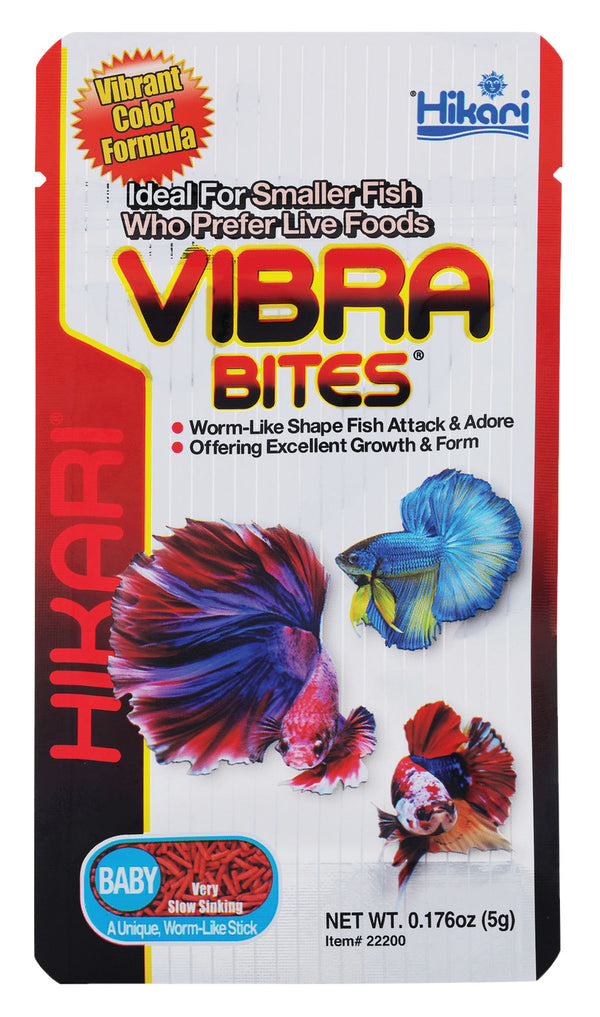 Hikari USA Vibra Bites Betta Fish Food Baby 0.18oz