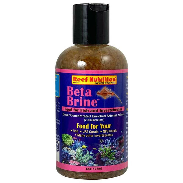 Beta-Brine Super Concentrated Enriched Brine Shrimp (6 oz) - Reef Nutrition