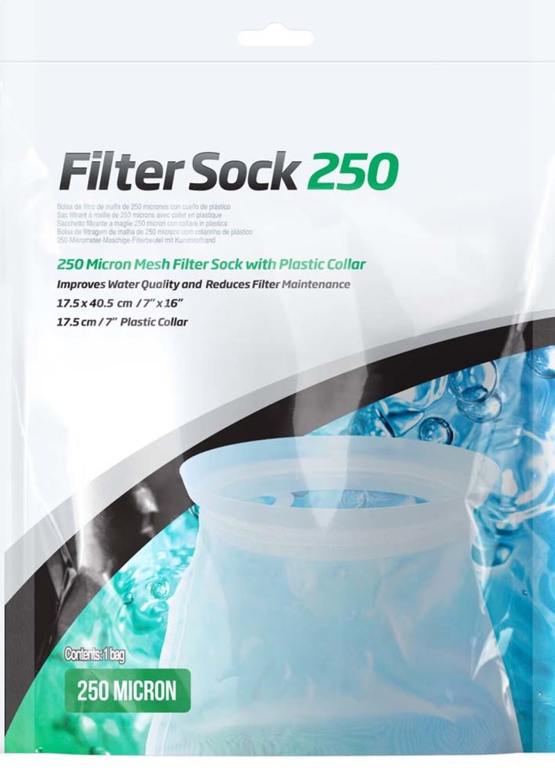 Seachem Laboratories Mesh Filter Sock with Plastic Collar