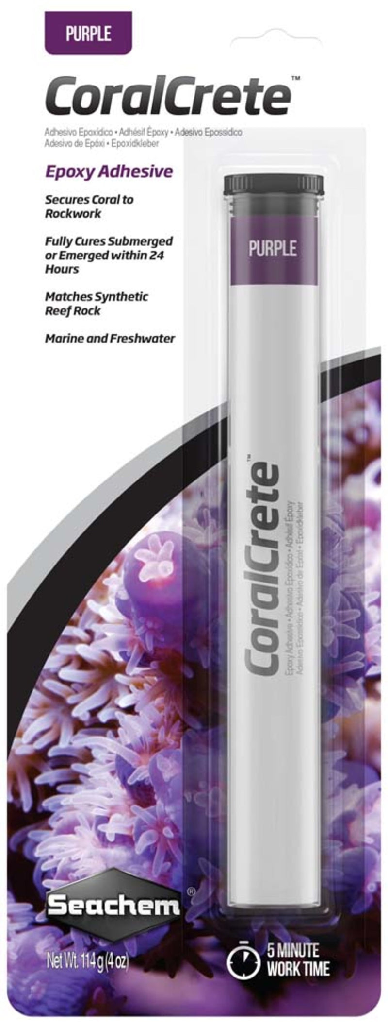 CoralCrete Epoxy Adhesive - Purple
