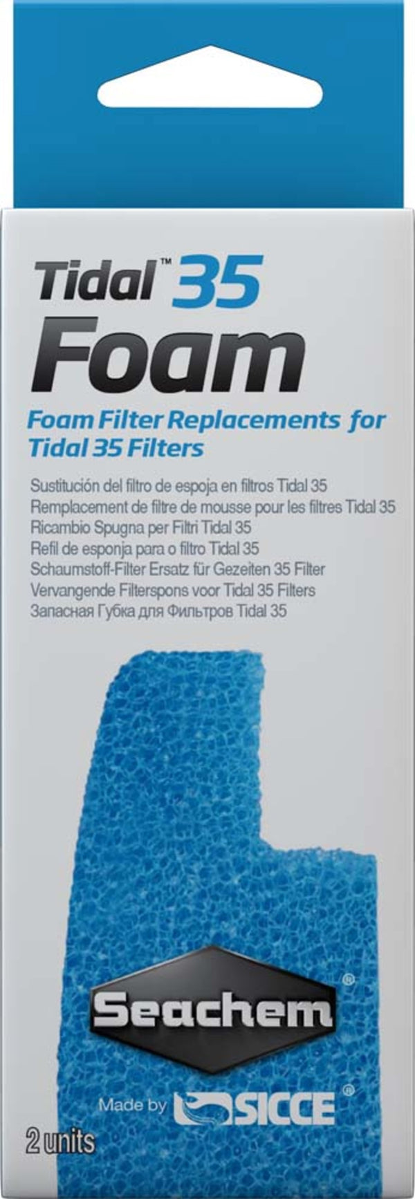 Seachem Tidal 35 Foam 2pk