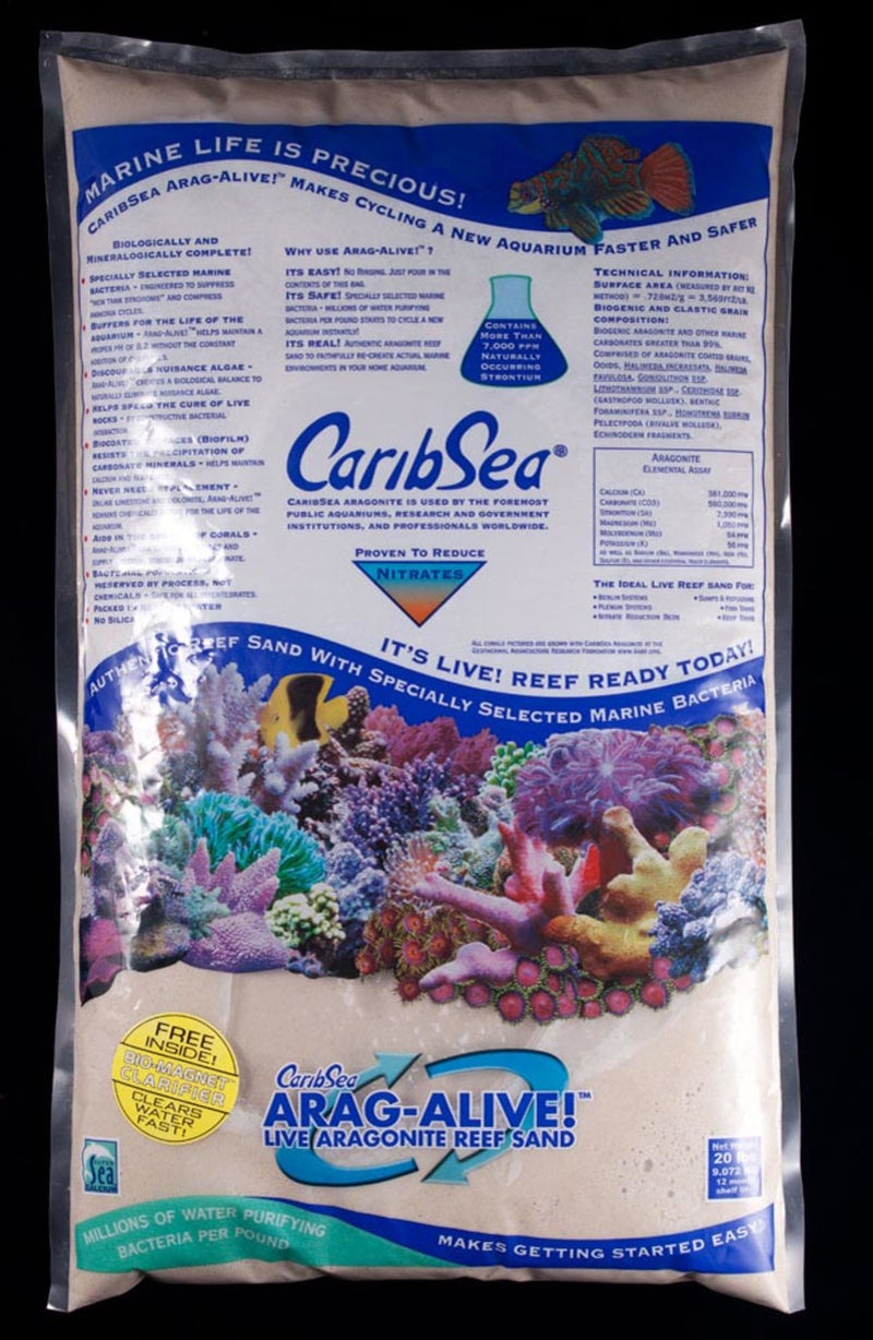 CaribSea Arag-Alive Bahamas Oolite Aquarium Sand