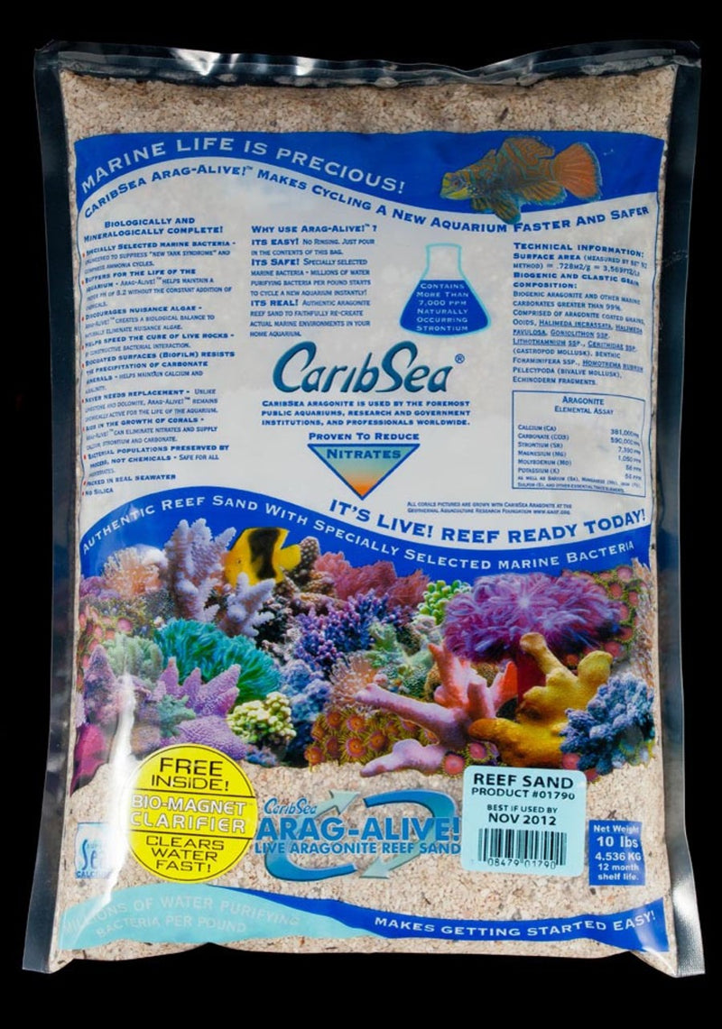 CaribSea Arag-Alive Special Grade Reef Sand 10lbs