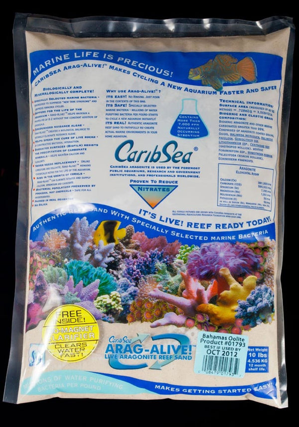 CaribSea Arag-Alive Bahamas Oolite Aquarium Sand