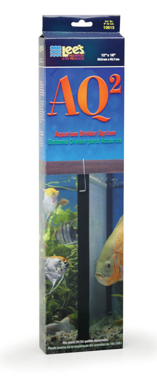 Lee's - AQ2 Aquarium Divider System Black (12"X18")