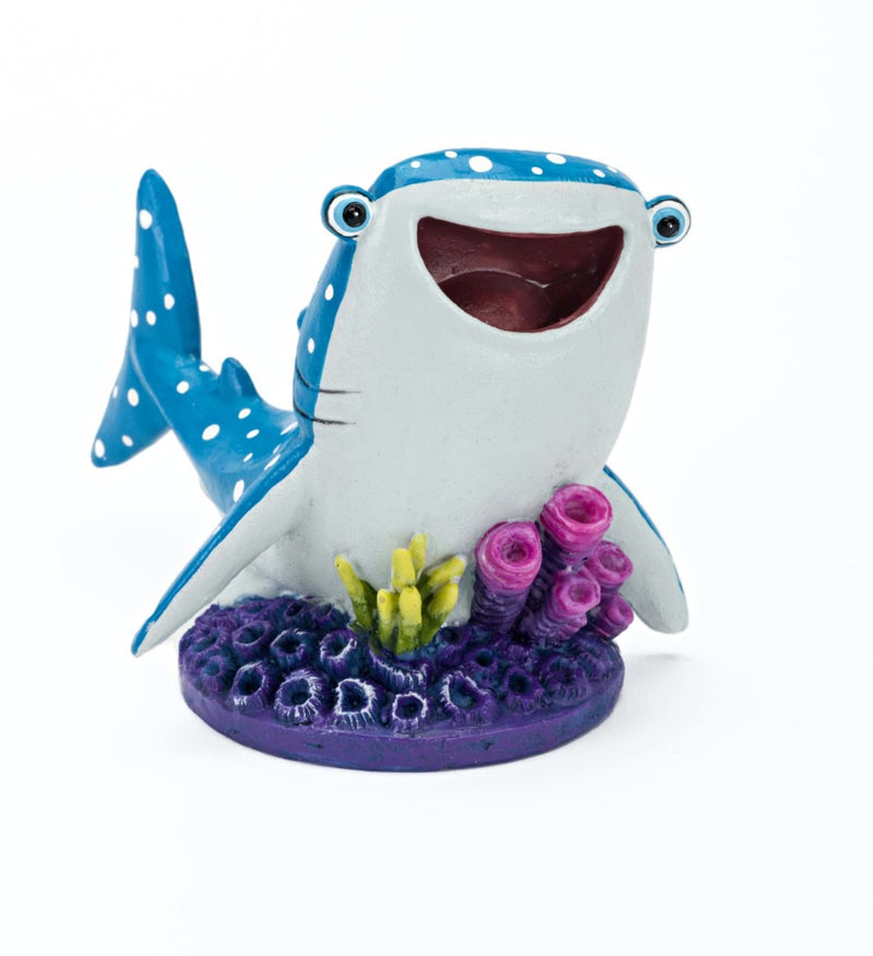 Disney Finding Dory Destiny The Whale Shark Aquarium Statue with Coral Multi-Color MD