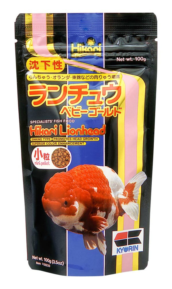 Hikari USA Lionhead Sinking Pellets Fish Food - 3.5oz