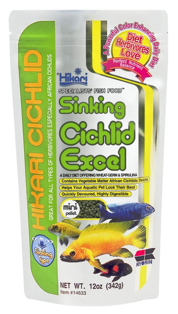 Hikari Sinking Cichlid Excel Mini 12oz