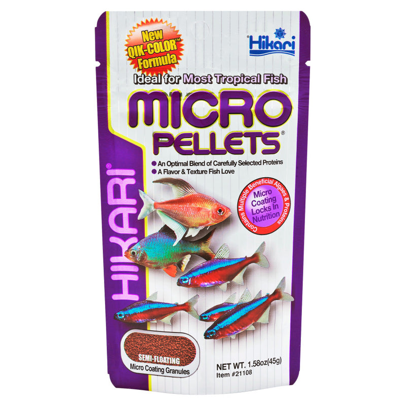 Hikari USA Tropical Micro Pellets Fish Food - 1.58oz
