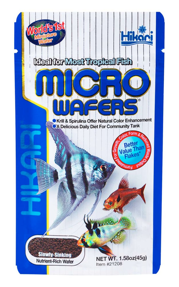 Hikari USA Tropical Micro Wafers Slow Sinking Wafer Fish Food - 1.58oz