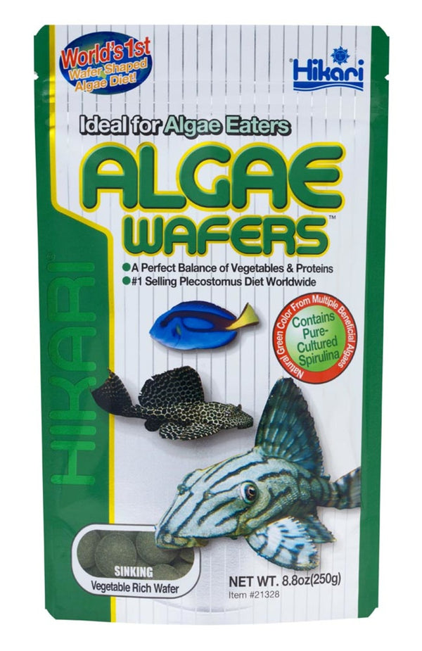 Hikari USA Algae Wafers Rapidly Sinking Wafer Fish Food 8.8 oz