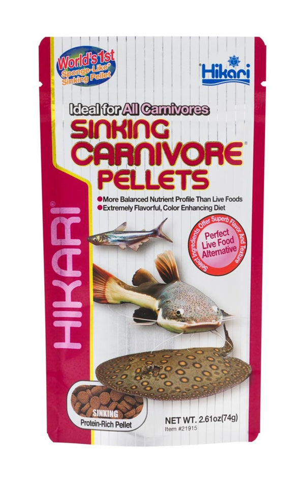 Hikari Sinking Carnivore Pellets - 2.61 oz