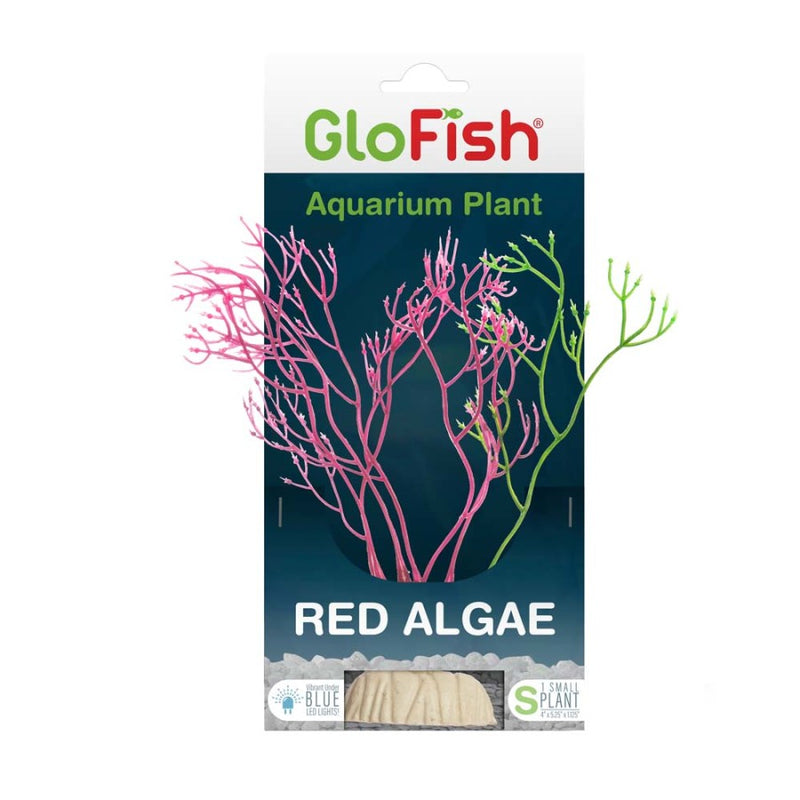 GloFish Algae Aquarium Plant - Red Small