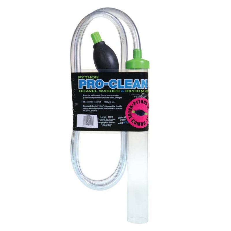 Python Large Pro-clean Gravel Washer & Siphon Kit & Siphon Squeeze