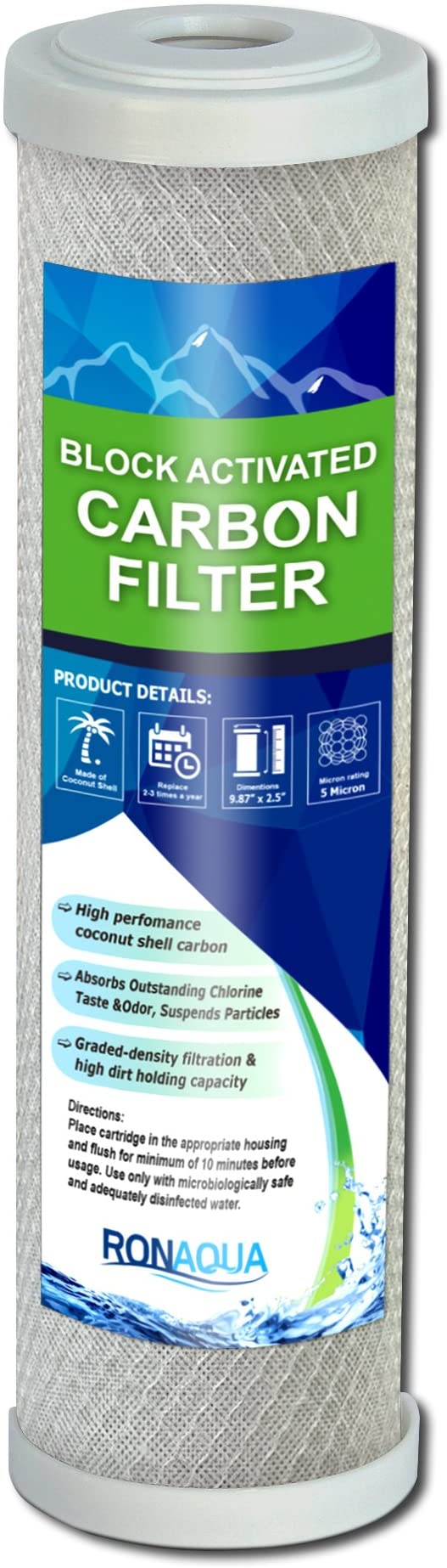 RonAqua - Block Activated Carbon Filter