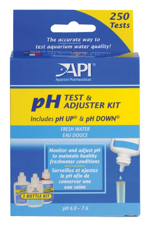 API Ph Test & Adjuster Kit Freshwater 250 Tests