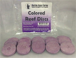 Boston Aqua Farms Ceramic Reef Discs - 15 Per Bag
- PURPLE