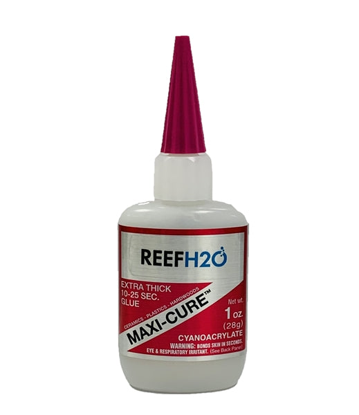 ReefH2O MAXI-CURE Extra Thick Cyanoacrylate Glue - 1oz