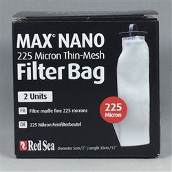 Red Sea - Max Nano  Thin-Mesh Filter Bag - 225 Micron, 2 Pack