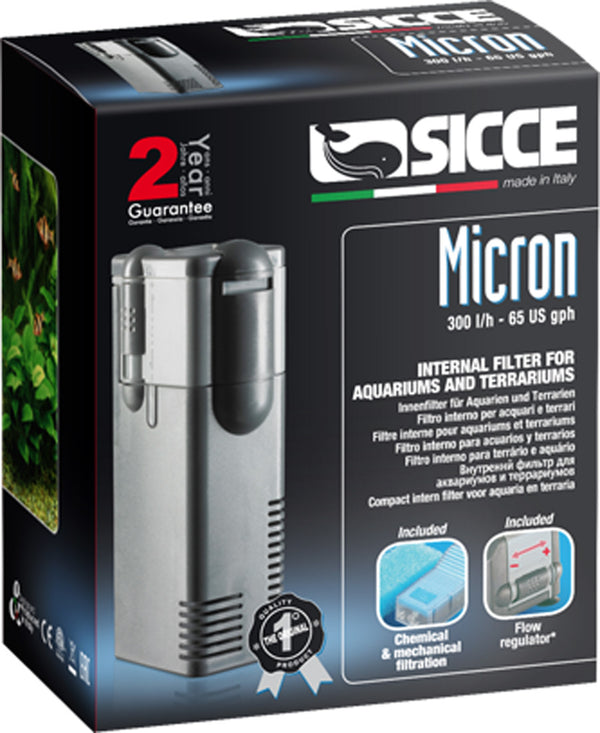 Sicce MICRON Internal Filter - 65 GPH