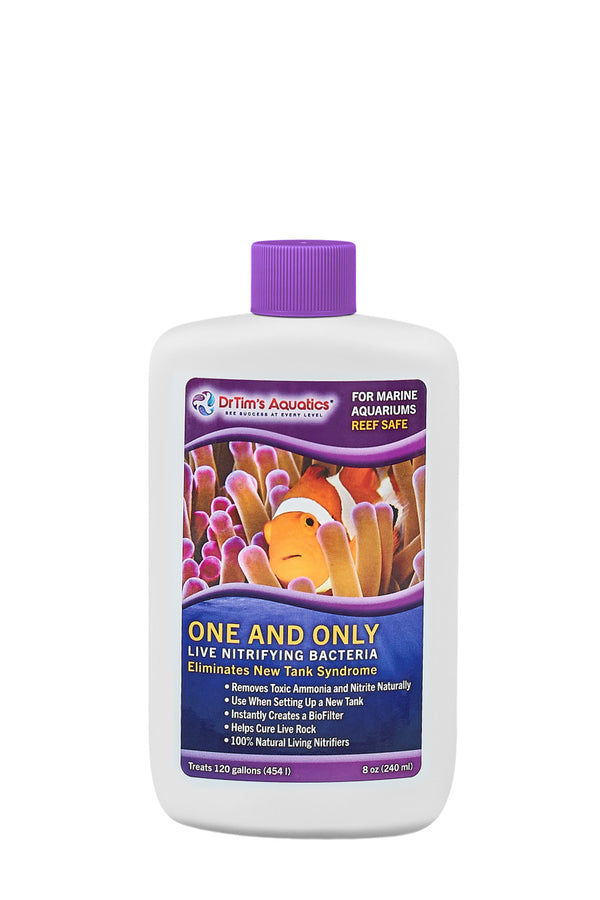 Dr. Tim's Aquatics One & Only Live Nitrifying Bacteria for Reef Aquarium 8 fl oz