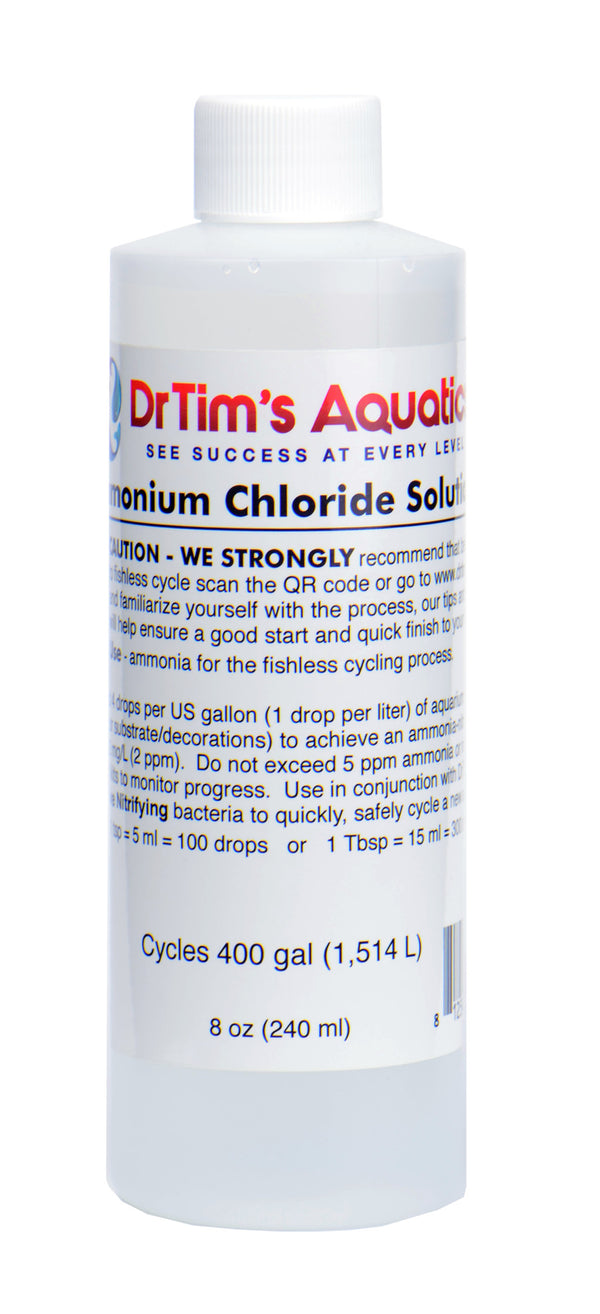 Dr. Tim's Aquatics Ammonium Chloride Solution for Fishless Cycling
