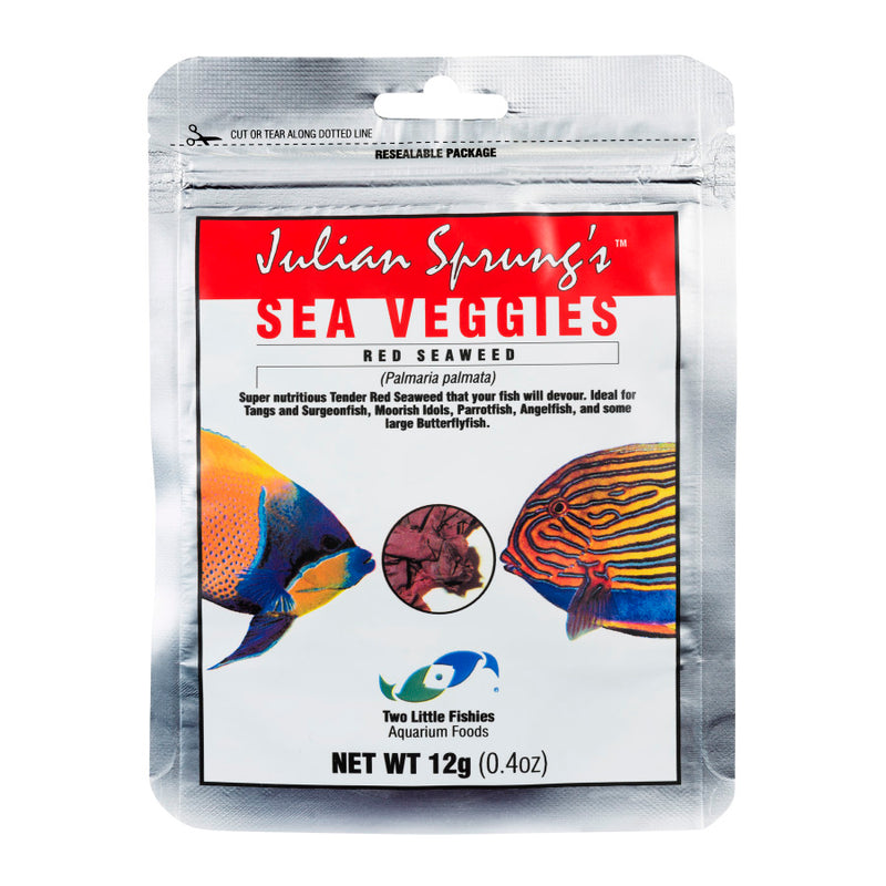 Fishies Julian Sprung's Seaveggies Red Seaweed Fish Food 0.4 oz