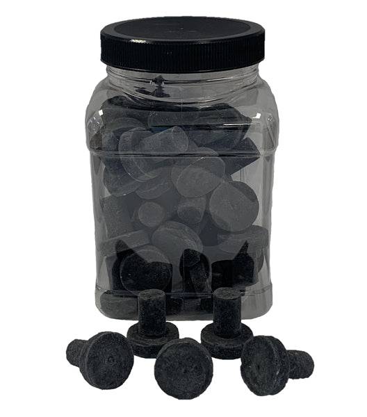 ReefH2O Bulk Frag Plug Black 50 Count Jar