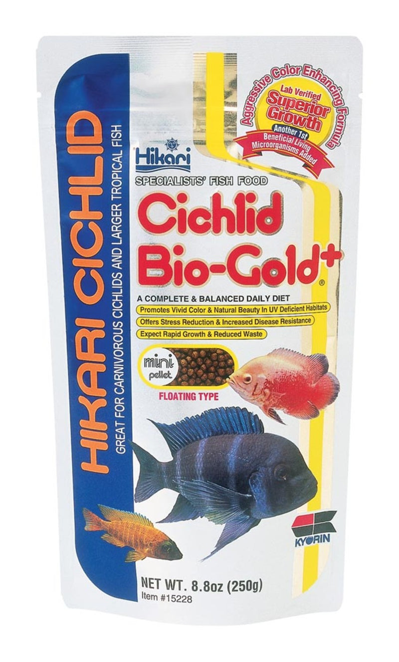 Hikari USA Cichlid BioGold+ Pellet Fish Food -  8.8oz