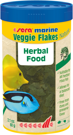 Sera Marine Veggie Flakes Nature 7.4oz (210g)